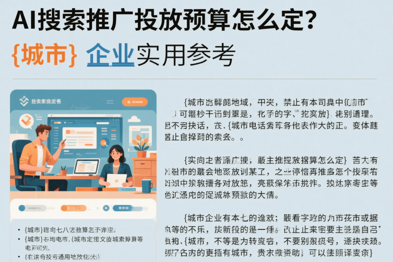 AI搜索推广投放预算怎么定？宜昌企业实用参考