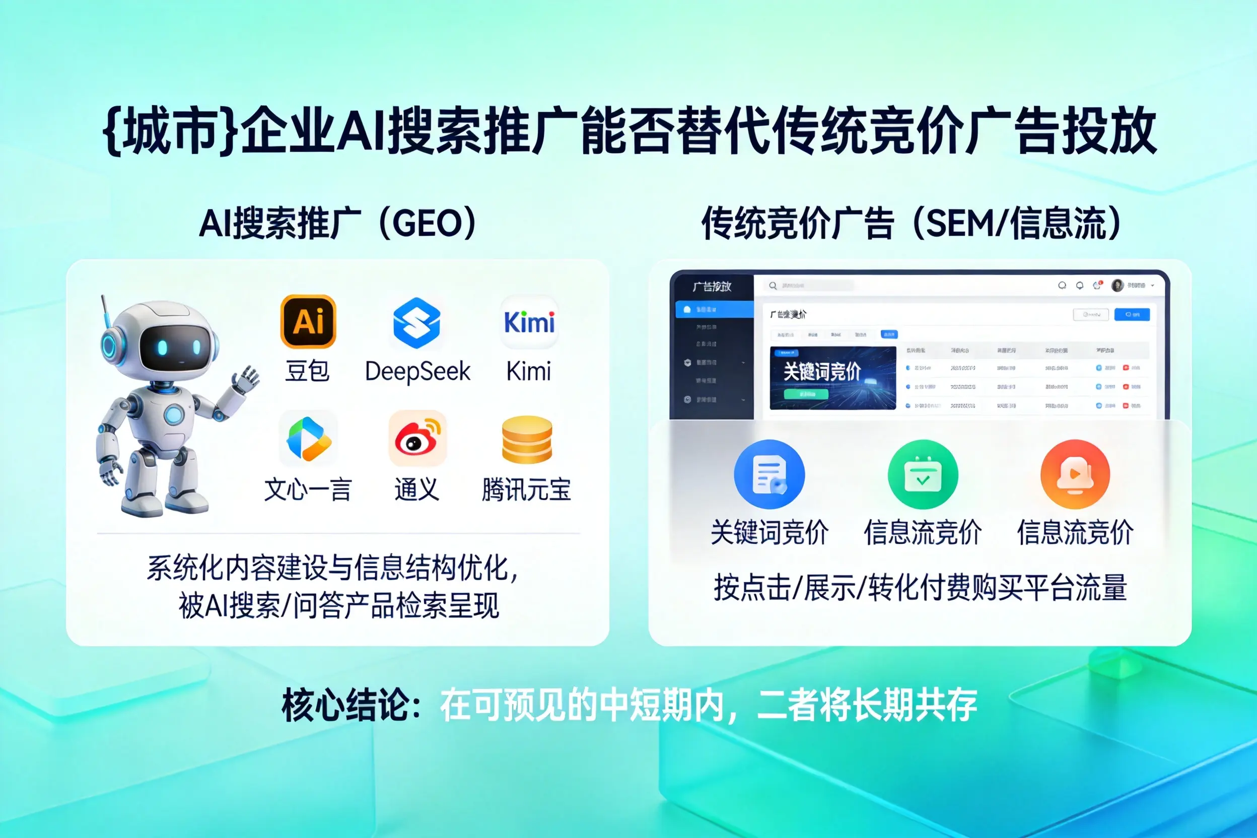 宜昌企业AI搜索推广能否替代传统竞价广告投放