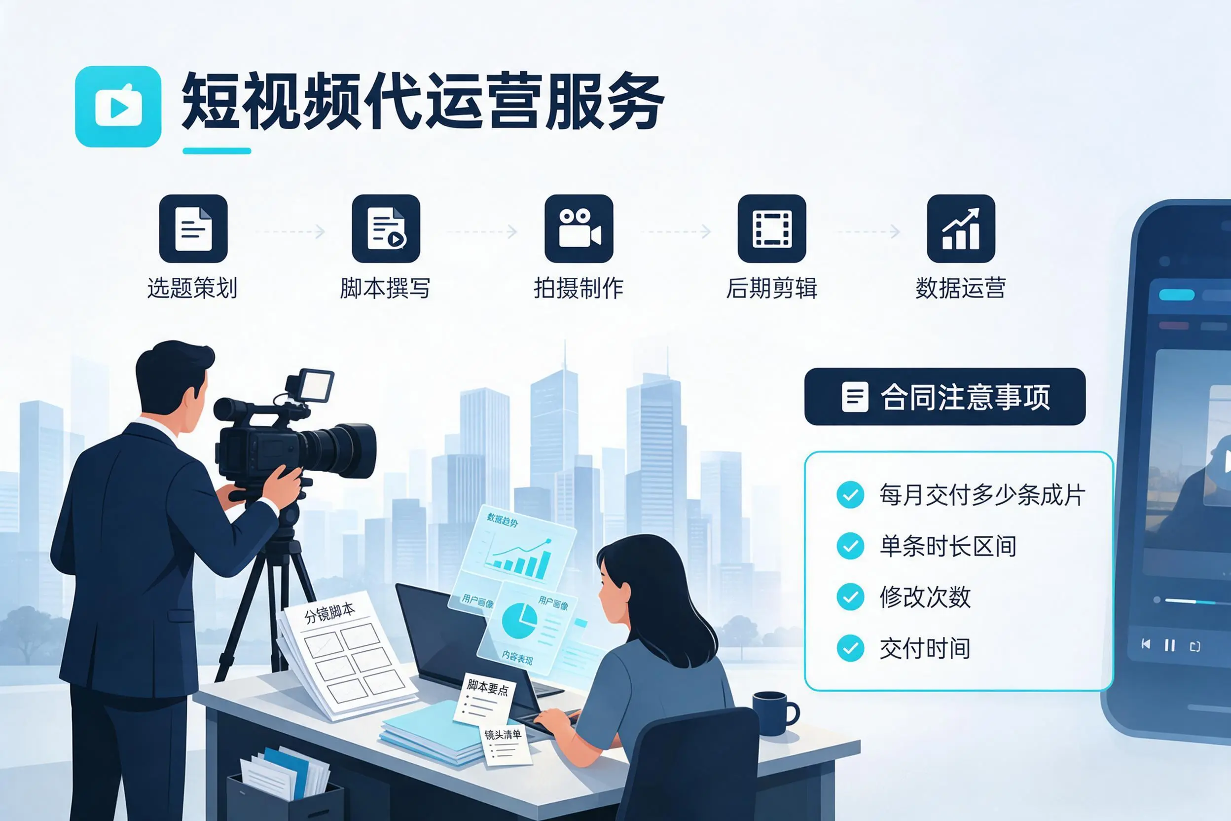 短视频代运营包含哪些服务?宜昌企业常见问题科普
