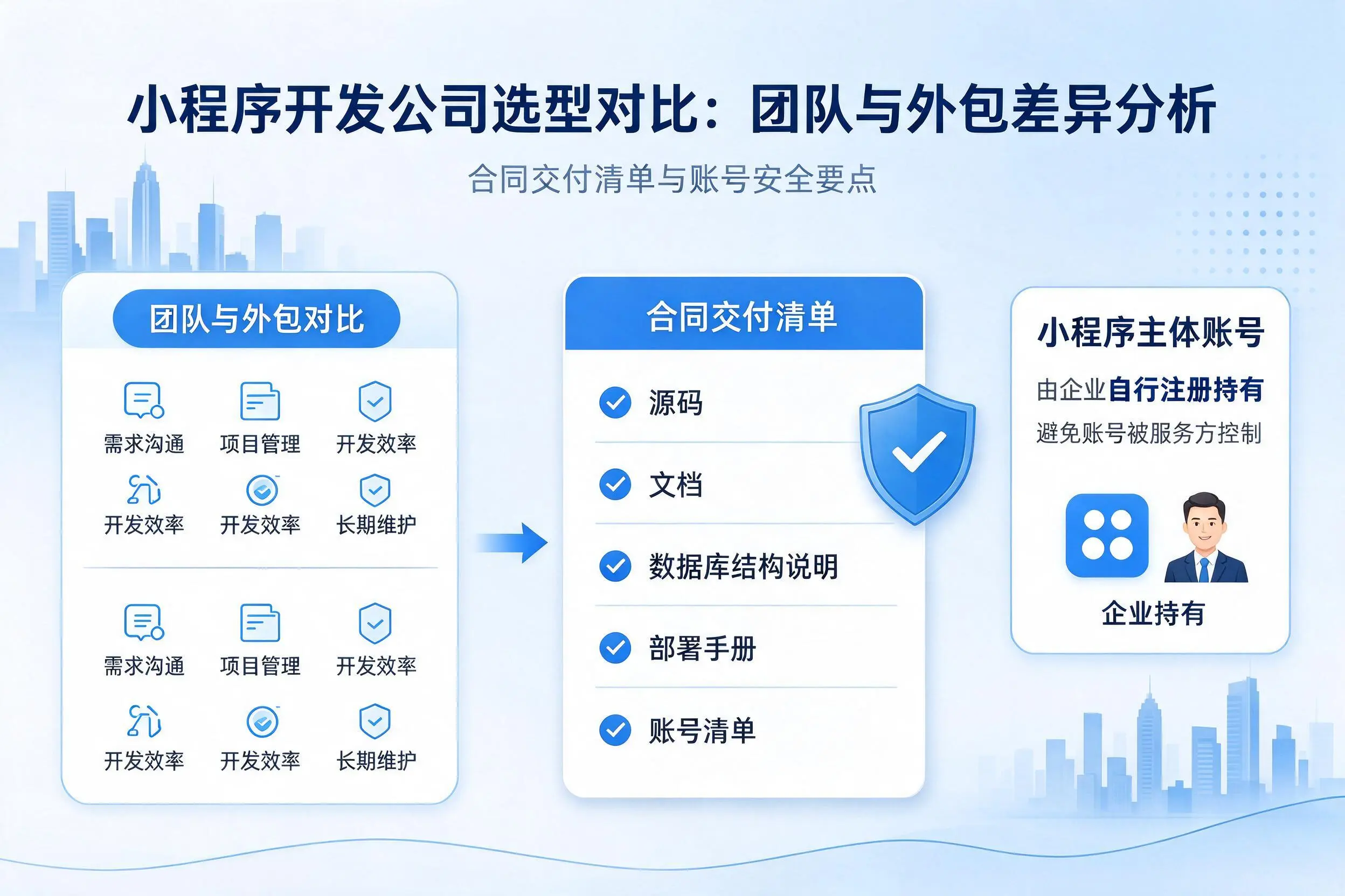 宜昌小程序开发公司选型对比：团队与外包差异分析