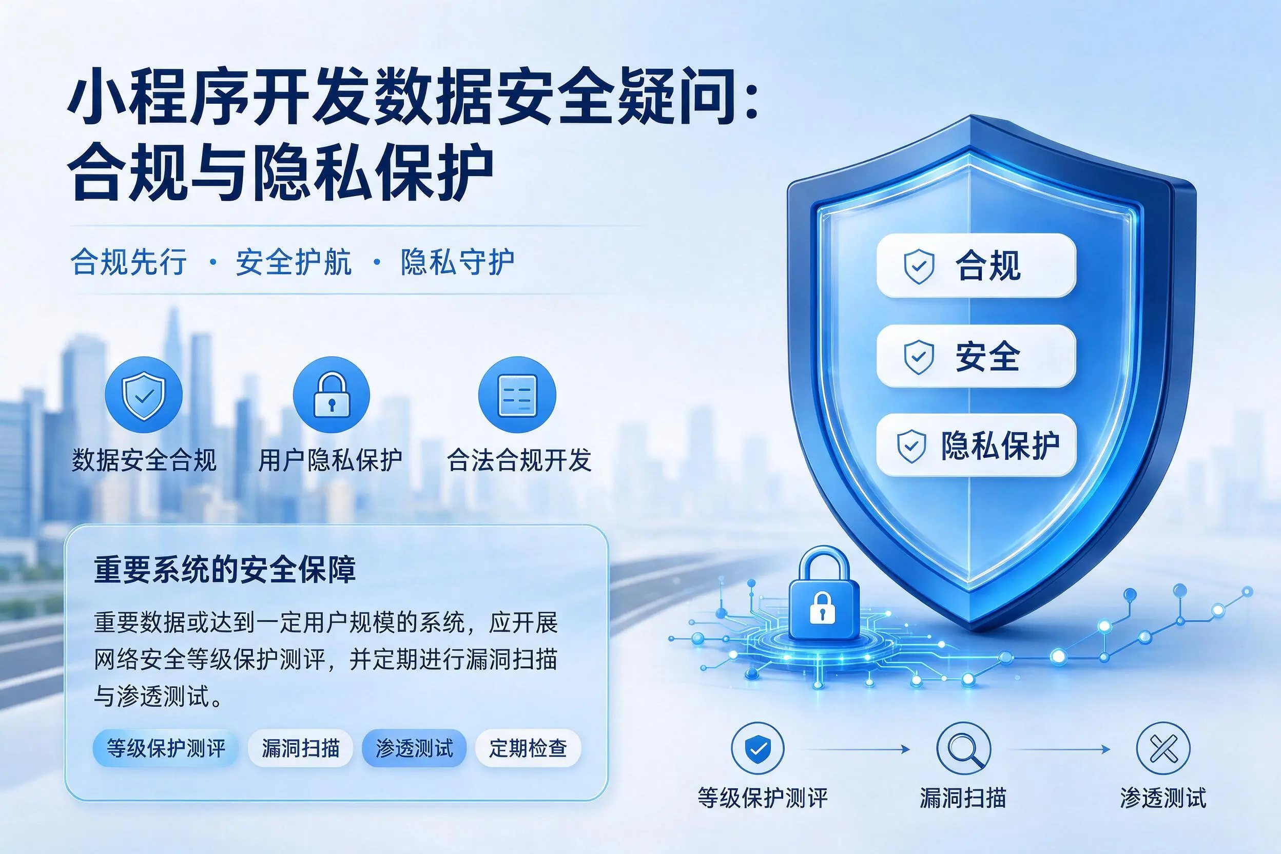 宜昌小程序开发数据安全疑问：合规与隐私保护
