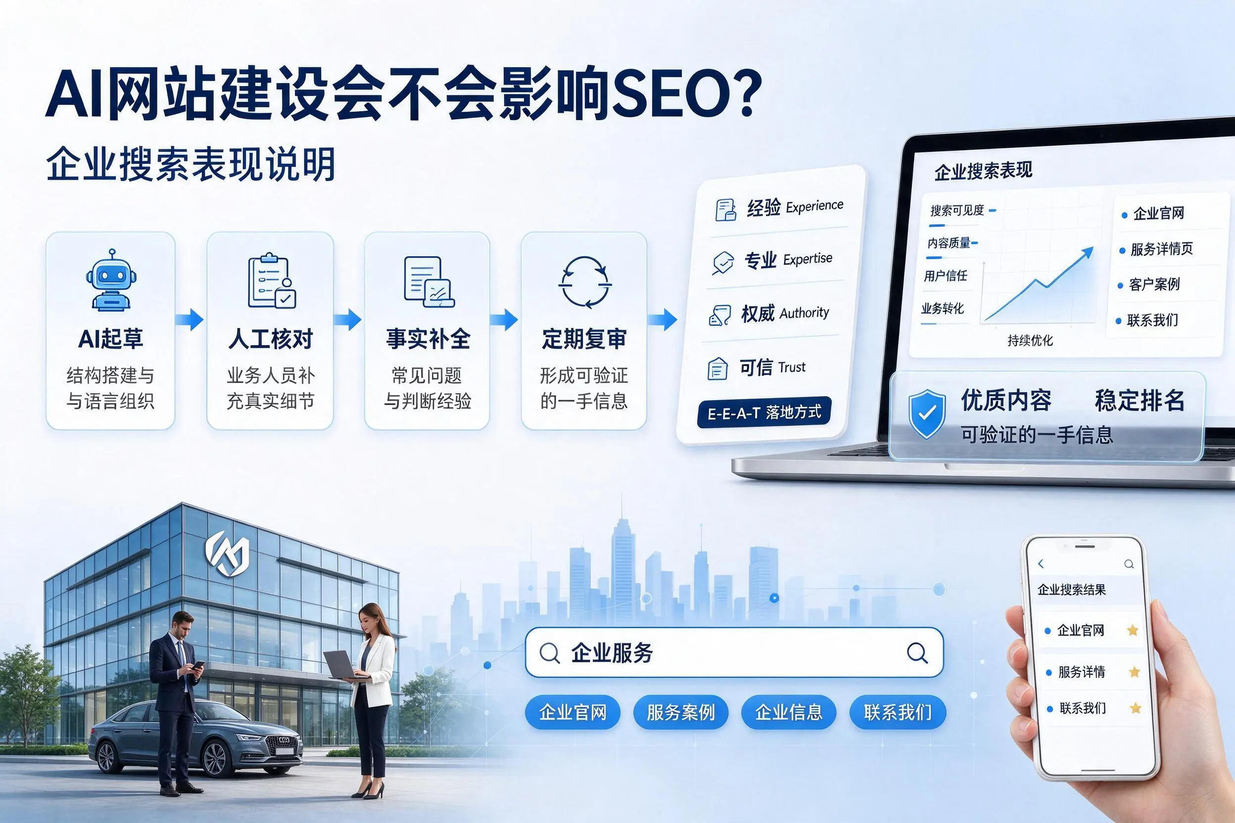 AI网站建设会不会影响SEO?宜昌企业搜索表现说明